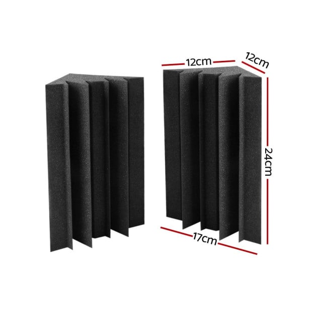 40pcs Studio Acoustic Foam Corner Bass Trap Sound Absorption Image 2