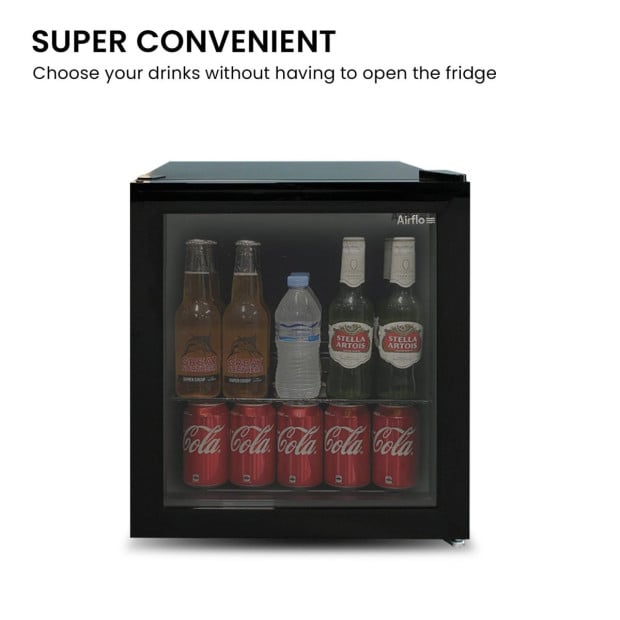 Airflo 46L Glass Door Bar Fridge AFF046 Image 5