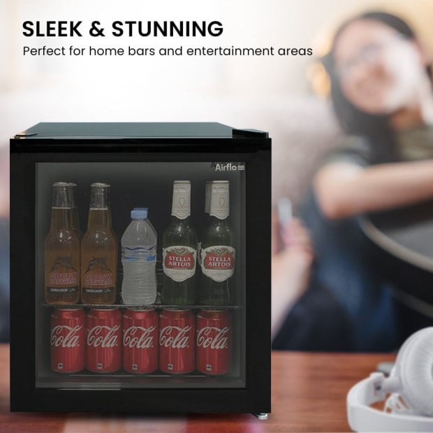 Airflo 46L Glass Door Bar Fridge AFF046 Image 8