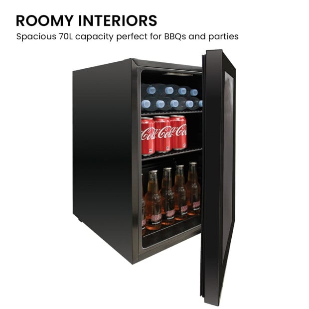 Airflo 70L Glass Door Bar Fridge AFF070 Image 7
