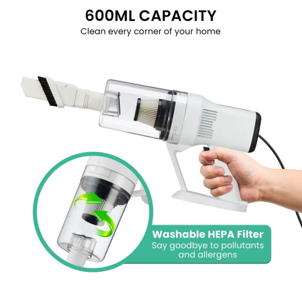 Airflo Handheld Continuous Stick Vacuum Cleaner Set Image 9