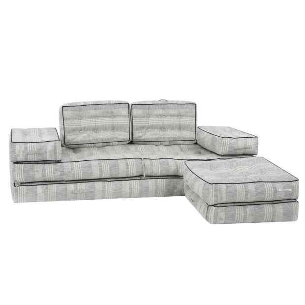 Agura Modular Sofa and Lounges – 10pc Fabric Lounge Suite Image 2