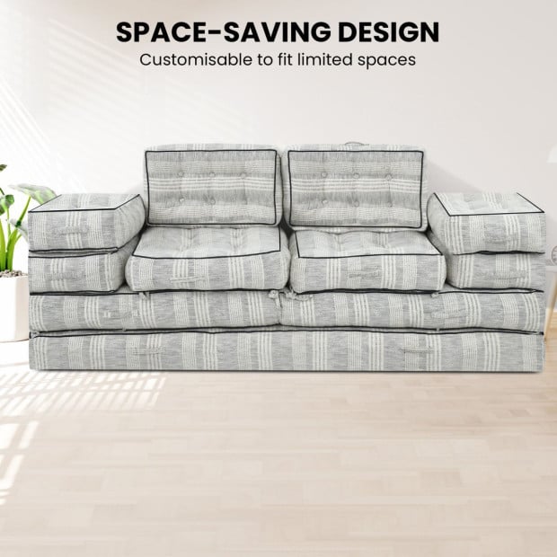 Agura Modular Sofa and Lounges – 10pc Fabric Lounge Suite Image 6