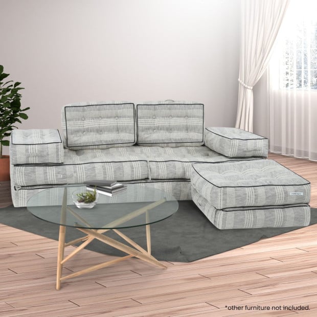 Agura Modular Sofa and Lounges – 10pc Fabric Lounge Suite Image 10
