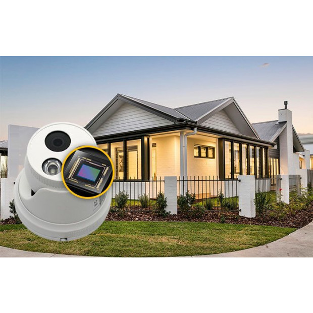 Elinz 5mp Dome Hd Ahd Cctv Security Camera Waterproof Night Vision Image 2