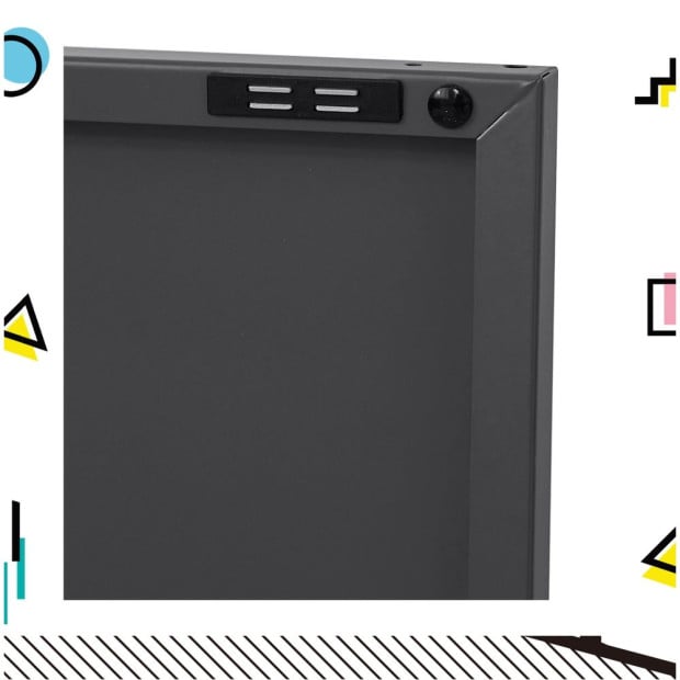 Buffet Sideboard Locker Metal Storage Cabinet - Base Charcoal Image 5