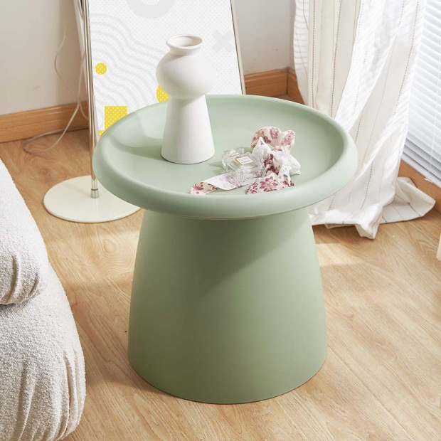 Coffee Table Mushroom Nordic Round Small Side Table 50CM Green Image 5
