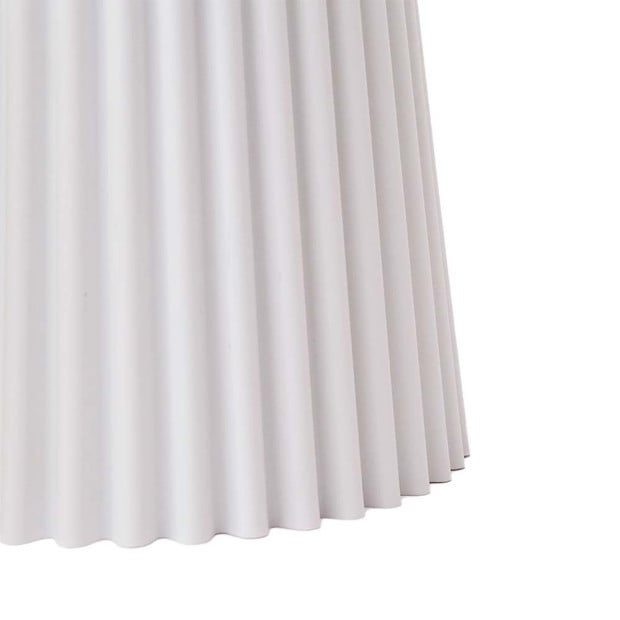 Set of 2 Cupcake Stool Plastic Stacking Chair Outdoor Indoor White Image 5