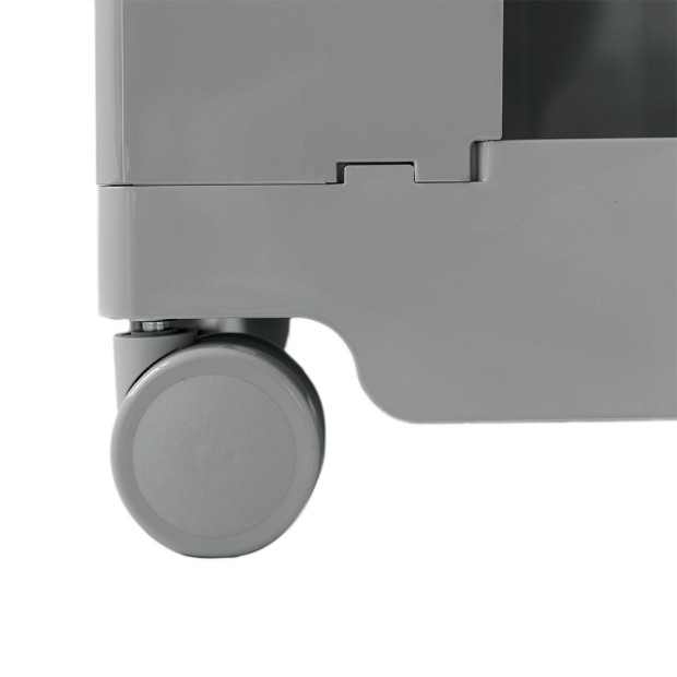 Bedside Table Nightstand Organizer Replica Boby Trolley 5Tier Grey Image 4