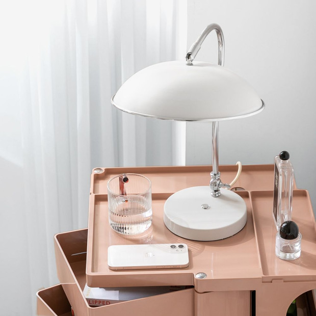 Bedside Table Nightstand Organizer Replica Boby Trolley 5Tier Pink Image 6