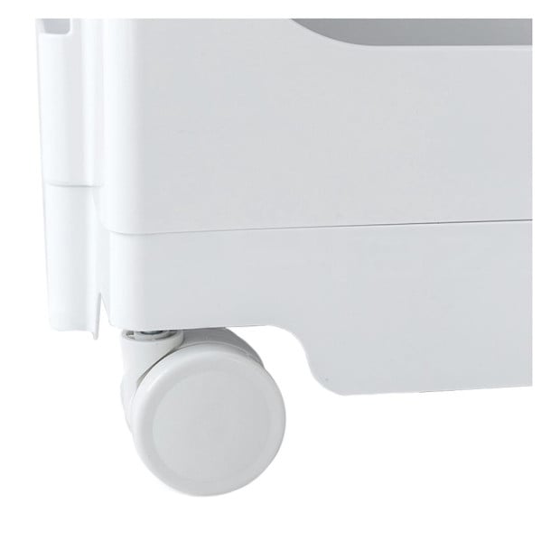 Bedside Table Nightstand Organizer Replica Boby Trolley 5Tier White Image 4