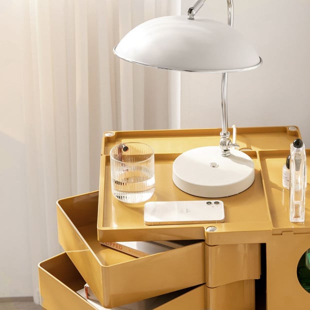 Bedside Table Nightstand Organizer Replica Boby Trolley 5Tier Yellow Image 6
