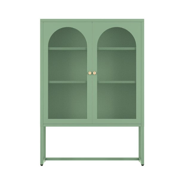 In Buffet Sideboard Metal Cabinet - Elma Green Image 3