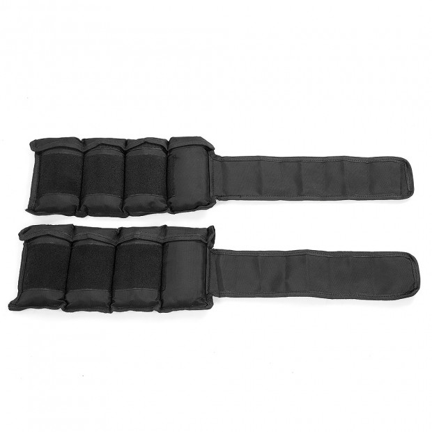 2 x 2.5kg Powertrain Adjustable Ankle Gym Weights Image 2