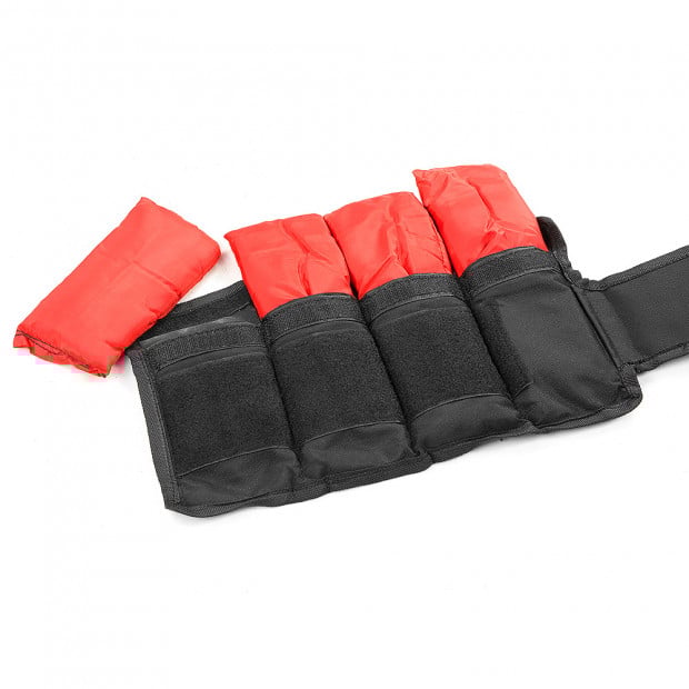 2 x 2.5kg Powertrain Adjustable Ankle Gym Weights Image 3