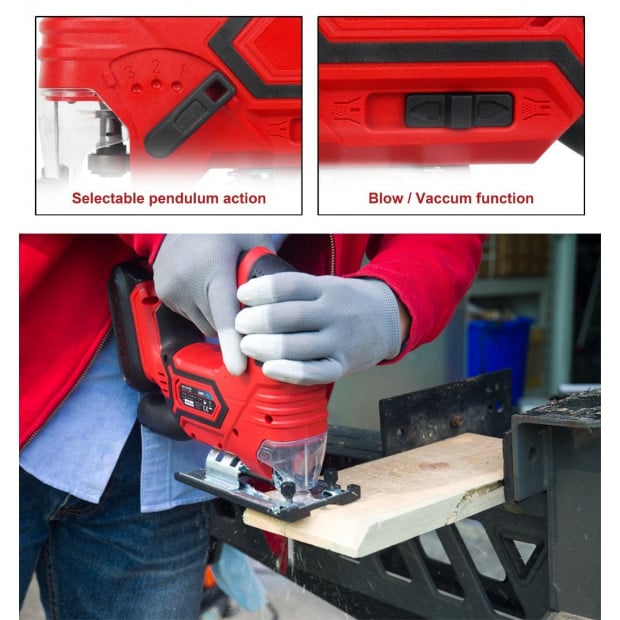 MATRIX 20V X-ONE Cordless Jig Saw Skin Only Image 3