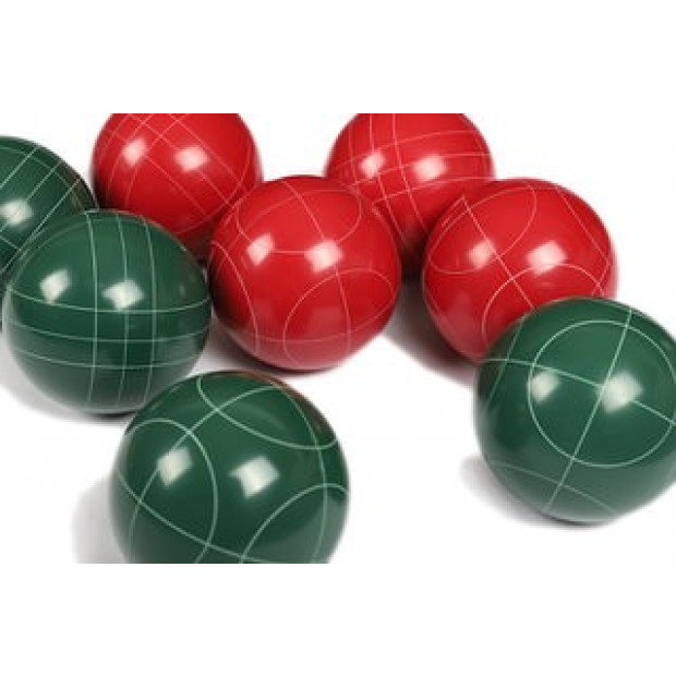 Deluxe 8 Metal Bowls Bocce/petanque Game Set Gold & Silver W/ Rules