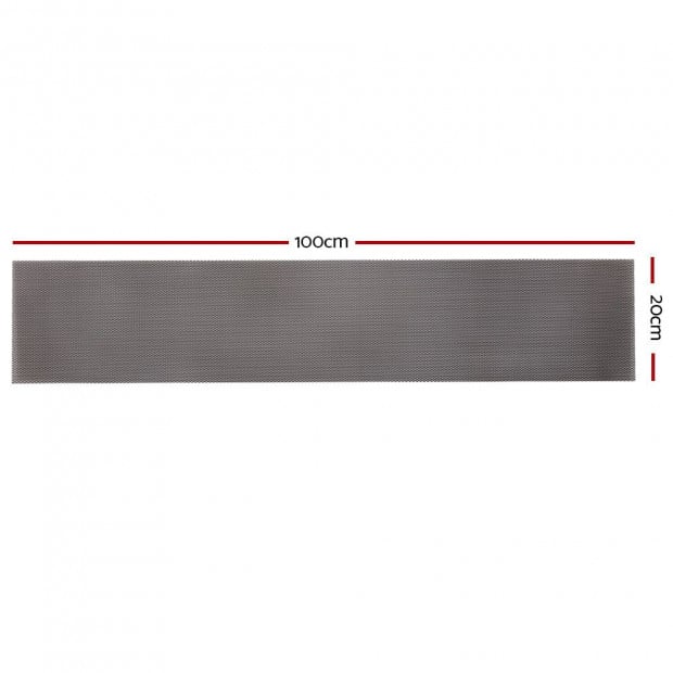 60 Gutter Guard Guards Aluminium Leaf Mesh 100x20cm Brush Garden 60M Image 2