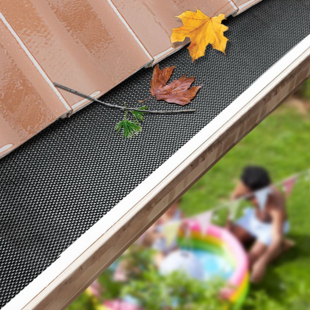 60 Gutter Guard Guards Aluminium Leaf Mesh 100x20cm Brush Garden 60M Image 7