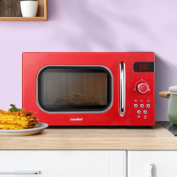 20L Microwave Oven 800W Countertop Benchtop Kitchen 8 Cooking Settings Image 8