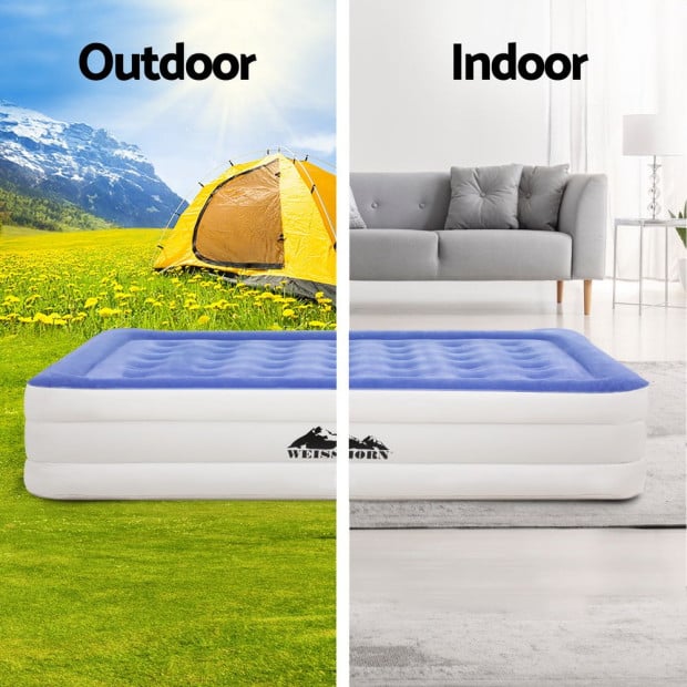 Air Mattress Single Inflatable Bed 46cm Cube Airbed Image 4