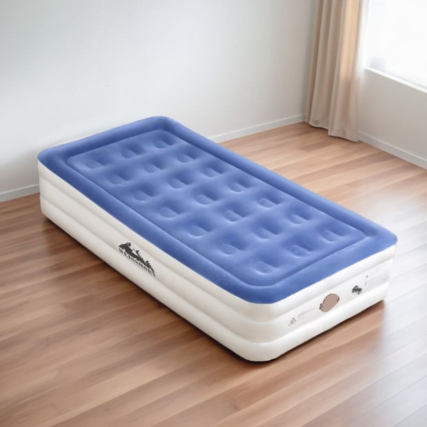 Air Mattress Single Inflatable Bed 46cm Cube Airbed Image 7
