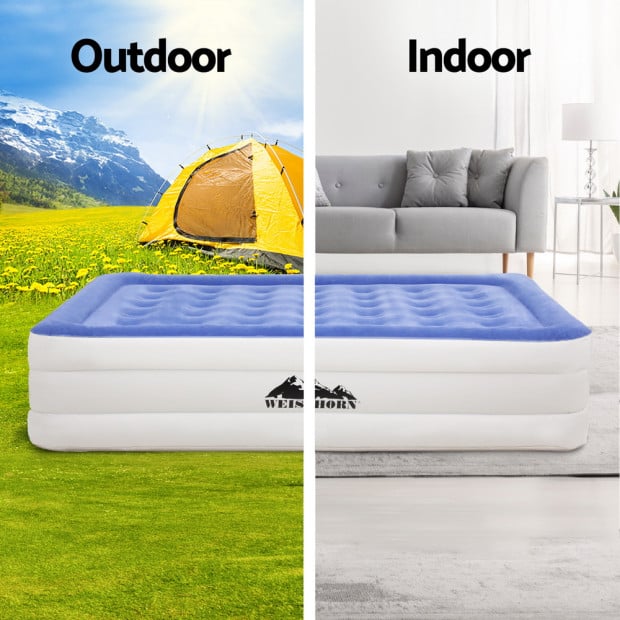 Air Mattress Queen Inflatable Bed 46cm Air Bed Cube Image 4