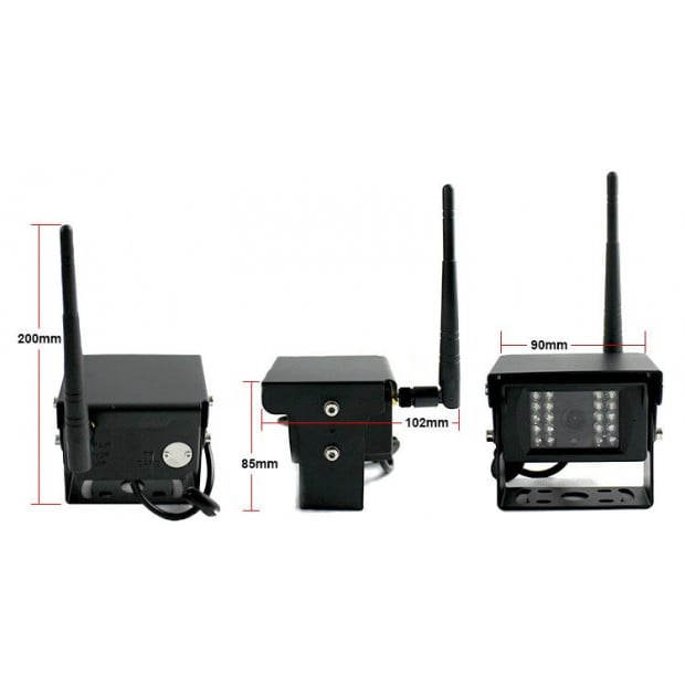 Elinz Digital Wireless 120deg Ccd Reversing Camera Night Vision Mic Image 2