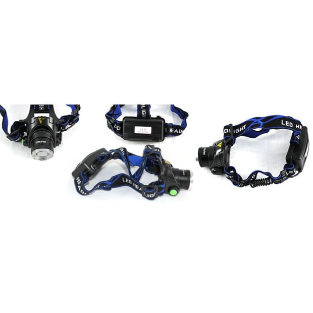 Headlamp Headlight LED Torch Cree Xm-l T6 Rechargeable 18650 Batteries Image 6