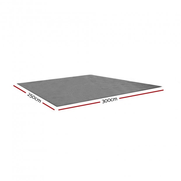 3 X 2.5M Annex Floor Mat - Grey Image 2