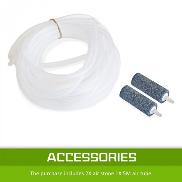 Aquarium Air Pump 2 Outlet 2x 90L/H Image 7