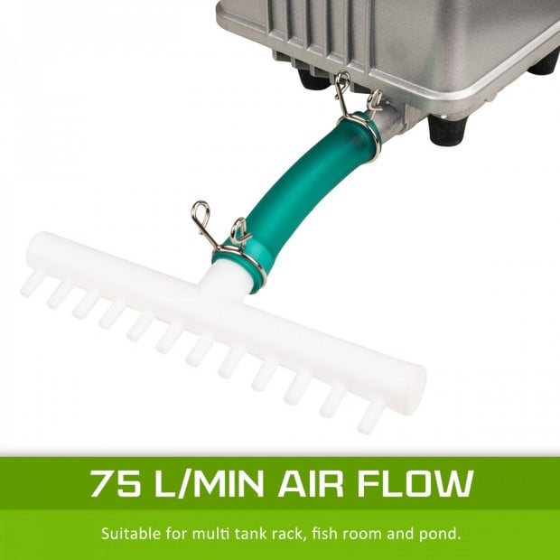 Aquarium Air Pump 12 Outlet 4500L/H Image 3