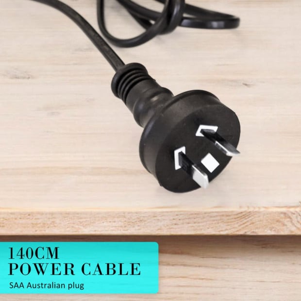 4 Outlet 670L/h 8W Aquarium Air Pump - White Image 7