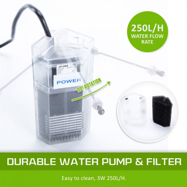 Aquarium Starfire Glass Aquarium Fish Tank 16L Image 6
