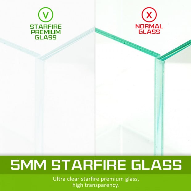Aquarium Starfire Glass Aquarium Fish Tank 39L Image 3