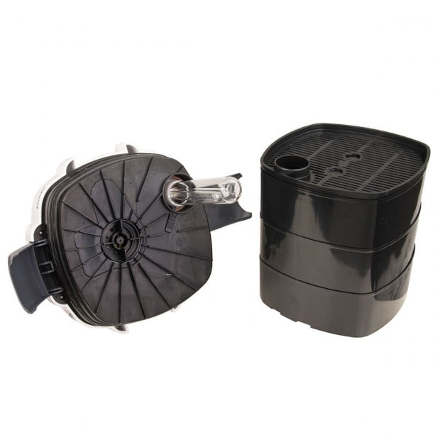 Aquarium Canister Filter 1400L/H with UV Light + Media Kit Image 8