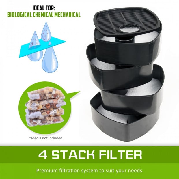 Aquarium External Canister Filter 1000L/H Image 4