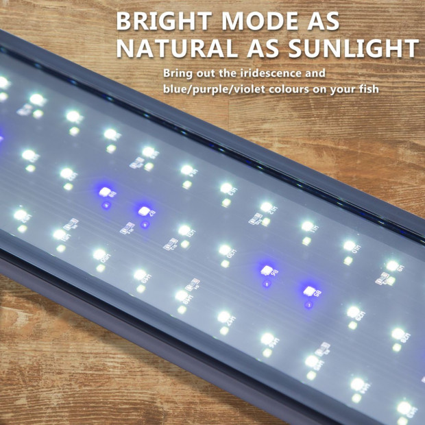 2X Aquarium Blue White LED - 11W 50-70cm Image 2
