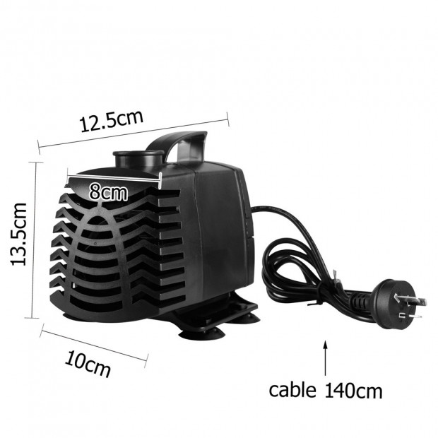 2500LPH Aquarium Fountain Pond Submersible Water Pump Image 2
