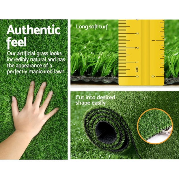 Artificial Grass Synthetic 20 SQM Fake Lawn 17mm 1x10m Image 3