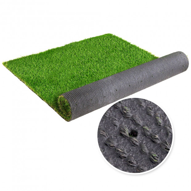 Artificial Grass 10 SQM Polyethylene Lawn Flooring 20mm Olive Image 5