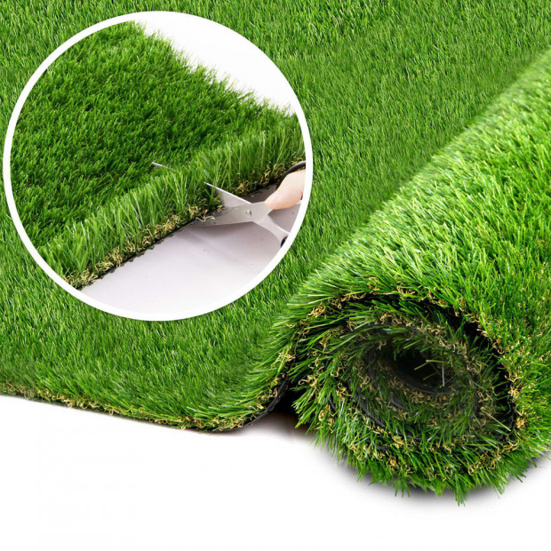 Artificial Grass 10 SQM Polyethylene Lawn Flooring 20mm Olive Image 8