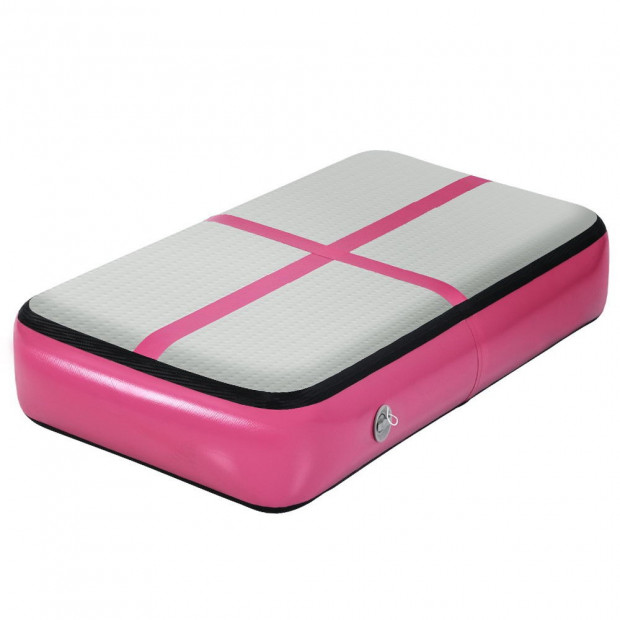 1M Airtrack Inflatable Board Tumbling Mat Floor Gym Block Pink