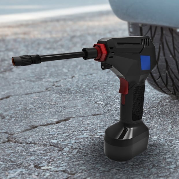 Maxim ATP Tyre Air Pump with LED Light For Cars, Motorbikes and Bicycles Image 6