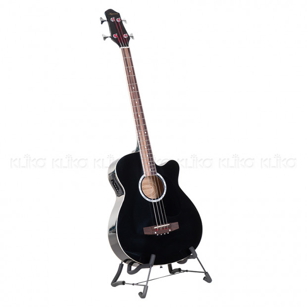Karrera 43in Acoustic Bass Guitar - Black
