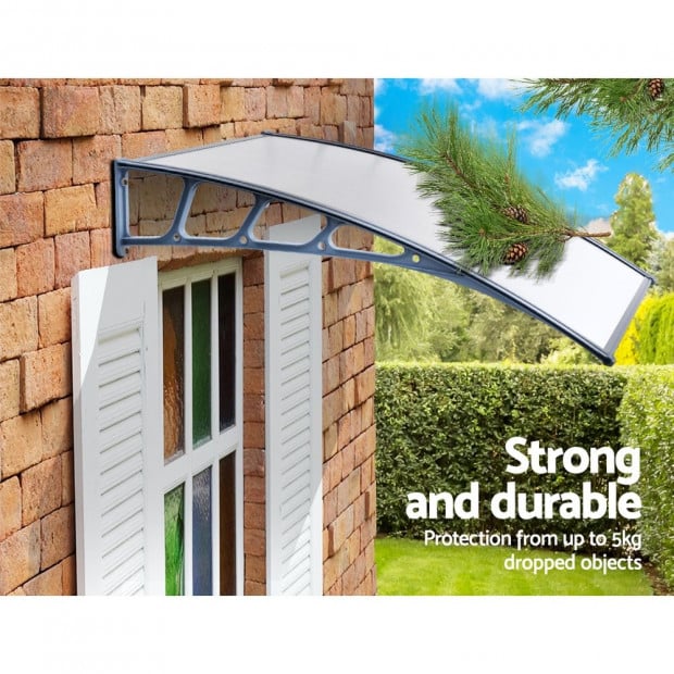 Window Door Awning Door Canopy Outdoor Patio Sun Shield 1.5mx3m DIY Image 4