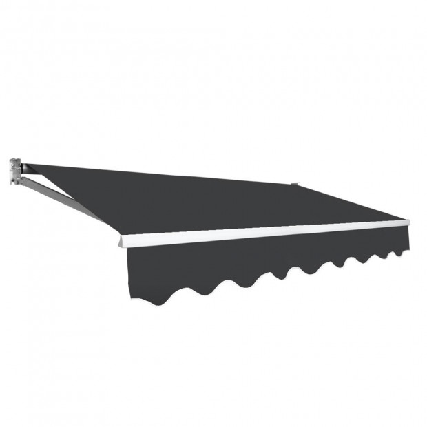 Retractable Outdoor Arm Awning 2.5 x 2.0M - Grey