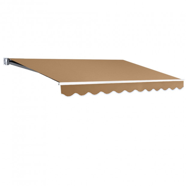 Instahut 3M x 2.5M Outdoor Folding Arm Awning - Beige