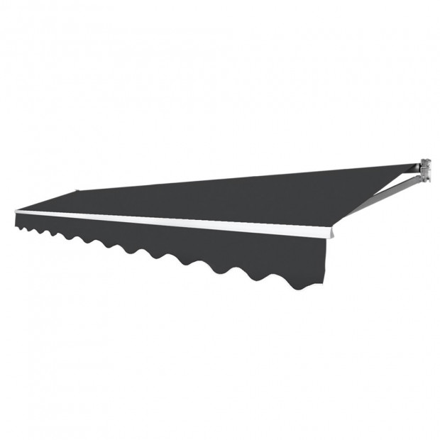 Retractable Outdoor Arm Awning 4 x 3M - Grey