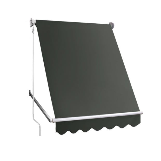Window Fixed Pivot Arm Awning Blinds Retractable Canopy1.5x2.1m
